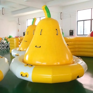 Jeux gyroscopiques gonflables en forme de <span class=keywords><strong>poire</strong></span> jeu de sport à dôme à bascule pour adultes balançoire à bascule extérieure pour les sports nautiques d'été - Product Image 6