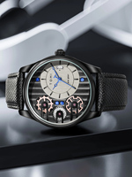 Nuevo Modelo de Reloj de Cuarzo de Lujo para Hombre, Correa de Cuero, Caja de Aleación, Esfera de Cristal, Movimiento Hangzhou, Puntero