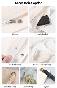 Bolso de lona para estudiantes con oso bonito de nuevo estilo, Bolso pequeño con cremallera para mujer, bolso de hombro, organizador de libros escolares, niñas, estudiantes universitarios - Product Image 4