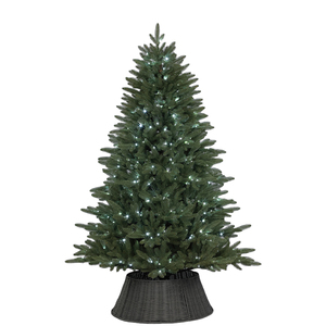<b>Lights</b> Pure PE Luxury Indoor Christmas <b>Tree</b> for Hotel Living Room Mall Decoration Excluding Fence - Product Image 6
