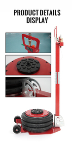 <span class=keywords><strong>Cric</strong></span> pneumatique à air comprimé à capacité rapide 3T pour réparation automobile, <span class=keywords><strong>cric</strong></span> de sol pliable à triple sac - Product Image 5