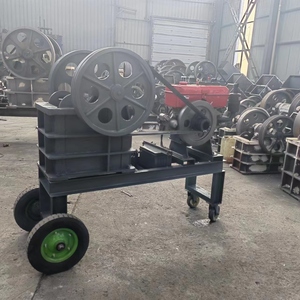 <b>Portable</b> PE250*400 Mobile Jaw Crusher for Construction Ore Crushing Brand New Engine Bearing Motor Gear for Small Mining - Product Image 4