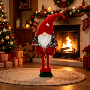 Muñeco Decorativo Navideño Artificial de Poliéster, Telescópico, Personalizable, de Alta Calidad, para Interiores - Product Image 3