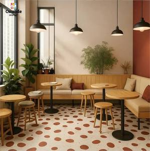 เคาน์เตอร์บาร์กาแฟขนาดเล็ก |   เคาน์เตอร์คีออสค์ร้านค้าที่เป็นมิตรกับสิ่งแวดล้อมพร้อมไฟ LED |   เกรดเชิงพาณิชย์และดีไซน์ที่ปรับแต่งได้ - Product Image 4