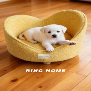 आधुनिक प्लश पालतू बिस्तर. आरामदायक बिल्ली और छोटे कुत्ते के सोफे बिस्तर इनडोर. स्टाइलिश पालतू फर्नीचर ओम आपूर्तिकर्ता - Product Image 3