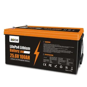 Toptan fiyat Lifepo4 25.6V 100AH 12v 24v 200ah 400ah 600ah lityum iyon batarya paketi için 3.562 kw güneş sistemi