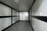 Maison conteneur pliable de 20 pieds, structure en acier, certifiée CE, étanche, bureau préfabriqué, dortoir pour projets d'infrastructure