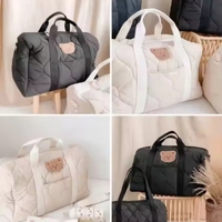 Sac à langer tendance, grande capacité, sac à langer pour maman et bébé, grand sac avec broderie, sac à main doux pour un usage quotidien, voyage d'été