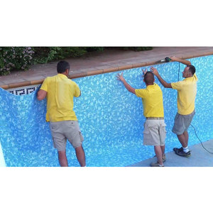 Fournisseurs de Revêtements de <span class=keywords><strong>Piscine</strong></span> PVC avec Logo Mosaïque Personnalisé pour Piscines Hors Sol - Product Image 1