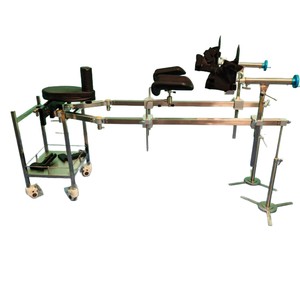 <b>C</b> Arm Fluoroscopic Traction Frame Carbon Fiber Manual Operating <b>Table</b> Shandong QYJ 658 CE Certified - Product Image 2