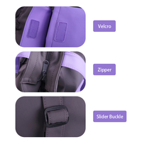 Sac à dos convertible élégant en nylon, sac fourre-tout avec cordon de serrage, design multifonctionnel à double poche, usage quotidien décontracté, voyage toutes saisons