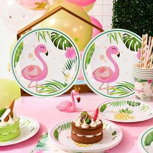 Party Supplies <b>Disposal</b> Paper <b>Plate</b> 7inch Pack Inches CMYK Theme - Product Image 2