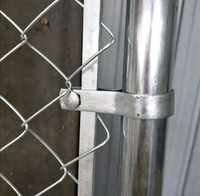 Clôture de sécurité durable anti-corrosion 60*60mm à mailles losangées en PVC, clôture en treillis métallique revêtu de PVC, écologique, style australien