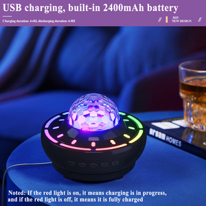 Proyector Giratorio Creativo con Control Remoto <span class=keywords><strong>Aurora</strong></span> <span class=keywords><strong>Boreal</strong></span>, Lámpara Nocturna LED Inteligente Moderna con Altavoz de Música Bluetooth RGB - Product Image 3