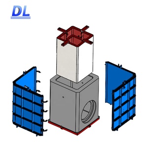 Moule de machine personnalisé pour la production de puits d'inspection préfabriqués en béton <span class=keywords><strong>rond</strong></span> / Moule en acier pour chambre de relevage carrée en ciment - Product Image 5