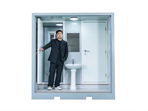 Kit de toilettes préfabriquées modulaires portables modernes Maisons Toilettes préfabriquées Cabine de toilettes publiques Cabine de salle de bain - Product Image 5