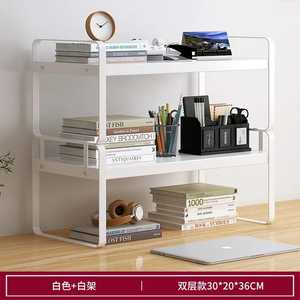 Space Saving <b>Desktop</b> Storage Rack Metal Bookshelf Multi Tier <b>Organizer</b> <b>for</b> Students Offices and Home Desk Decoration - Product Image 4