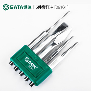 SATA <b>Punch</b> <b>Set</b> 5 Pcs Metric 2 Mm Steel Tools For Metalworking - Product Image 4