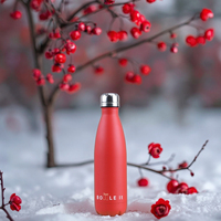 Belly-Cup Shape Food Grade 304 Stainless Steel Vacuum Insulated Water Bottle <strong>Thermos</strong> <strong>Flask</strong> 12-24hr Thermal Insulation