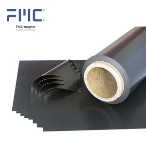 Hot Selling Isotropic Anisotropic Material Flexible Rubber Plain brown magnet sheet Printable Magnet Roll For Advertisement