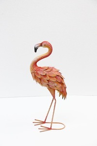 Oniya Life-Size Flamingo Statue Pink Metal Animal Sculpture for Garden Yard <strong>Decor</strong> <strong>Spring</strong> Ornament &amp; Wedding Decoration - Product Image 5