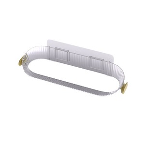 Estante para zapatillas de baño, organizador de almacenamiento circular duradero montado en la pared para inodoro, sin necesidad de perforar - Product Image 2