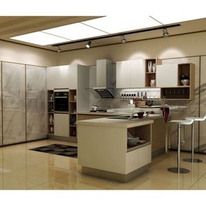 Armoires de cuisine modulaires laquées modernes avec des fonctionnalités personnalisables pour le rangement à domicile - Product Image 5