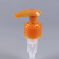 Pompe à émulsion cosmétique en plastique PP 24/410 avec tête de pompe à interrupteur gauche/droite, compatible détergent, durable et rechargeable pour bouteilles
