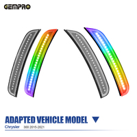 Vente en gros ODM – Feux de signalisation avant et arrière pour pare-chocs de voiture, feux latéraux LED RGB pour Chrysler 300 2015-2021