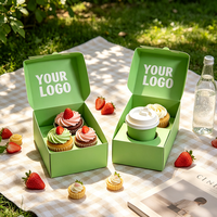 Boîte à biscuits personnalisée de qualité alimentaire avec emballage écologique en forme de tasse à café, boîte en carton pour petit-déjeuner sucré, boîte à gâteaux à emporter