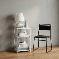 Table basse moderne en métal de luxe pour chambre à coucher