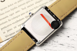 Fashionable Elegant Automatic Mechanical <b>Watch</b> Black Crocodile Patterned Leather Strap Stainless Steel <b>Case</b> Polished Treatment - Product Image 5