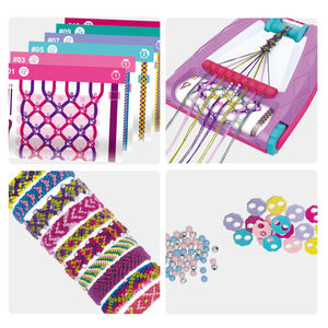Machine à fabriquer des bracelets d'amitié pour enfants avec kit de tressage et fils colorés pour la création de bracelets d'amitié uniques - Product Image 4