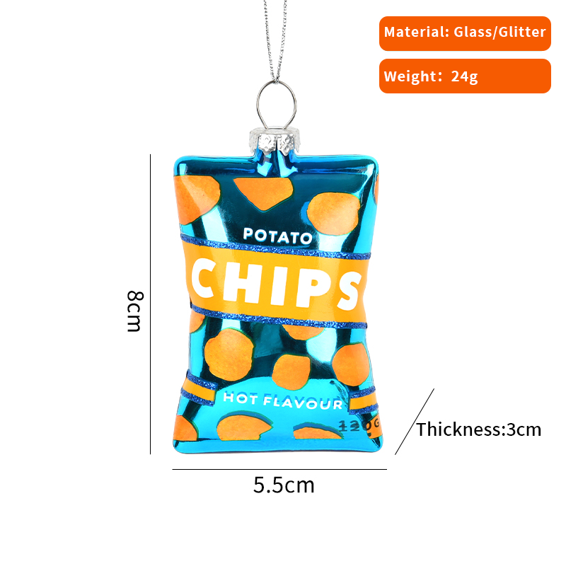 มันฝรั่งทอดสีน้ำเงิน ขนาดเล็ก