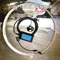 8 in 1 USB Sensor kelembaban tanah untuk pengukuran pertanian Temp kelembaban PH EC salinitas NPK kustom OEM & ODM dukungan