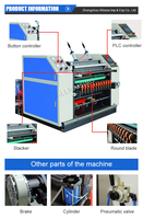 Machine à découper et à rembobiner les rouleaux de papier pour traceur, machine à découper le papier thermique pour caisse enregistreuse
