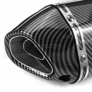 Pot d'échappement universel pour moto et VTT, 470 mm de long, avec DB Killer, embout à enfiler pour Yamaha TMAX530 500 CBR - Product Image 4