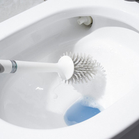 Vente chaude Salle De Bains Nettoyage TPR Silicone Brosse De Toilette Et Piston De Toilette Avec Support Ensemble