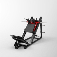 Équipement polyvalent de squat multi-hack pour l'entraînement de la force des quadriceps et des fessiers