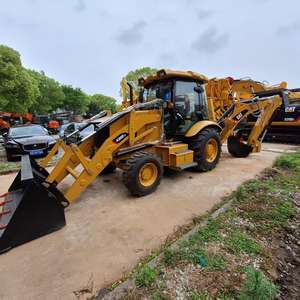 Good Condition Original Used Caterpillar Cat420F <b>Wheel</b> Loader Secondhand Backhoe Loader <b>Cat</b> 420F for Sale - Product Image 2