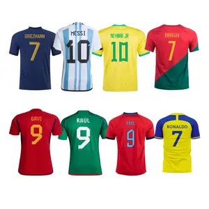 Оптовая продажа, высококачественный футбольный комплект национальной сборной 2022-2023 с индивидуальным дизайном
