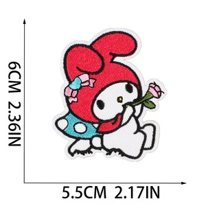 Vente en gros de patchs de repassage avec broderie de graffiti de chatons de style dessin animé personnalisés pour vêtements pour enfants DIY Hats Jeans - Product Image 4