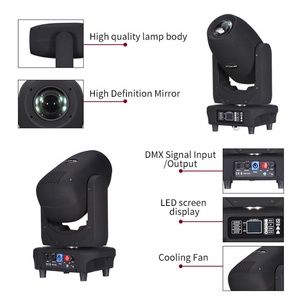 Precio al por mayor: Luz de cabeza móvil LED de 250W RGB 3 en 1, foco de cabeza móvil - Product Image 3