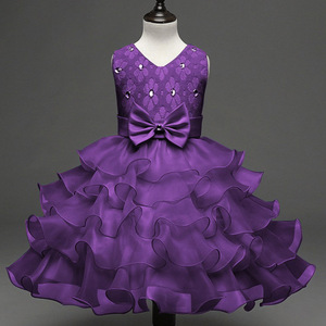 2022 fabricante gran oferta vestido de bebé de alta calidad de manga corta transpirable vestido de niña <span class=keywords><strong>para</strong></span> fiesta - Product Image 6