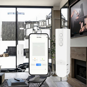 ม่านม้วนอัจฉริยะแบบไร้สาย Tuya พร้อมมอเตอร์ไฟฟ้า ควบคุมผ่าน WiFi รองรับ Google Alexa ปรับแต่งได้ - Product Image 3