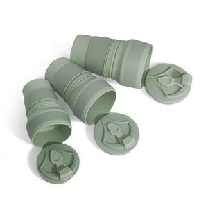 <span class=keywords><strong>Eversoul</strong></span> - Vasos de Café Plegables de Silicona Resistentes al Calor, Aptos para Lavavajillas, con Tapas y Pajitas, Botella de Agua Deportiva de Viaje para Acampar - Product Image 6