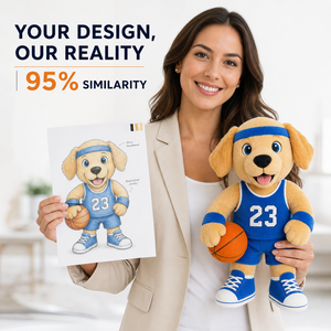 Peluche Personalizado <span class=keywords><strong>de</strong></span> Perro Retriever Deportivo Activo, Fabricante Profesional, Regalo <span class=keywords><strong>de</strong></span> Navidad 2026, Juguete <span class=keywords><strong>de</strong></span> Peluche <span class=keywords><strong>de</strong></span> Moda OEM ODM - Product Image 1