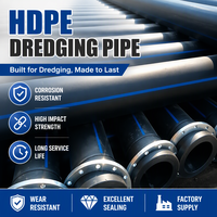 Pipa Industri HDPE Tahan Lama (Polietilena Berat Molekul Ultra Tinggi) DN150 PN10 4 Meter