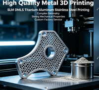 Service d'impression 3D en métal DMLS, composants métalliques fonctionnels personnalisés en Inconel Cobalt Chrome, prototypage rapide