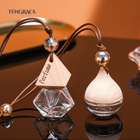 Flacon diffuseur de parfum de voiture avec logo personnalisé de 6ml 8ml 9ml 10ml Flacon diffuseur vide suspendu pour voiture Récipient rechargeable avec bouchon à vis